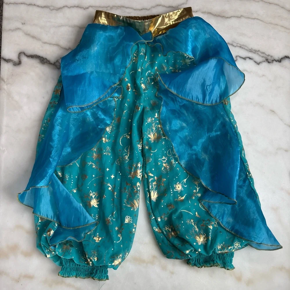 Authentic Disney Store Princess Jasmine Costume - 2pc Set Girls Size 4 - Picture 3 of 7